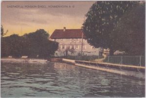 88149 Nonnenhorn am Bodensee, Gasthof Engel, ca. 1915