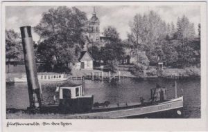 15517 Fürstenwalde, Spreeansicht, ca. 1940