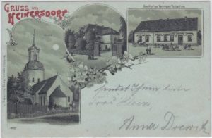 15518 Heinersdorf (Steinhöfel), Mondscheinlitho, ca. 1900