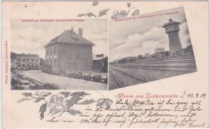 14943 Luckenwalde, Bahnhof der Kleinbahn, ca. 1900