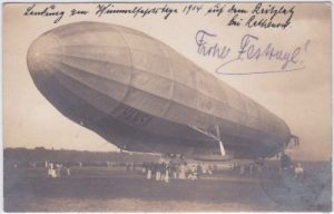14712 Rathenow, Körgraben, Landung Luftschiff Hansa 1914