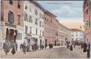 Mezolombardo (Südtirol), Via Prinzipale, ca. 1915