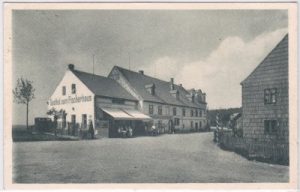 Moldau im Erzgebirge (Moldava), Gasthof, ca. 1925