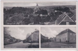 06493 Harzgerode (Harz), Straßenansichten, ca. 1940