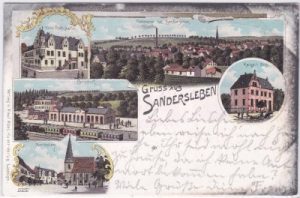 06456 Sandersleben (Arnstein), Farblitho, ca. 1895