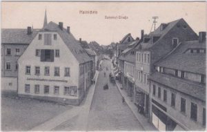 09661 Hainichen, Bahnhof-Straße, ca. 1920