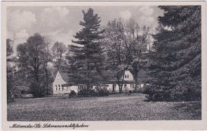 09648 Mittweida, Schwanenschlösschen, ca. 1940