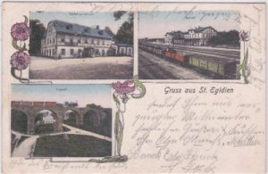 09356 Sankt Egidien, u.a. Bahnhof, ca. 1900