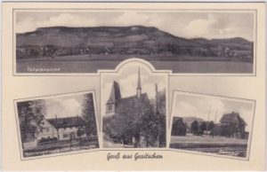 07616 Graitschen bei Bürgel, u.a. Bahnhof, ca. 1940
