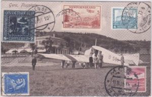 07546 Tinz (Gera), Flugplatz, Flugzeug, ca. 1933