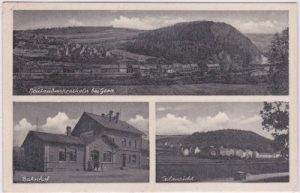 07551 Neutaubenpreskeln, Liebschwitz (Gera), Bahnhof, ca. 1940