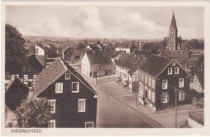 42697 Solingen-Merscheid, Straßenansicht, ca. 1925