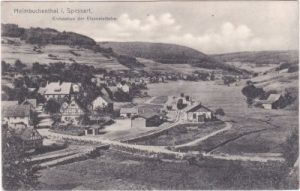 63872 Heimbuchenthal im Spessart, Elsavatalbahn, Bahnhof, ca. 1910