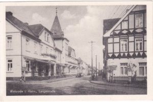 29664 Walsrode in Hannover, Langestraße, ca. 1940