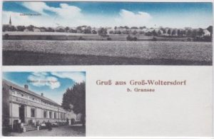 16775 Großwoltersdorf, u.a. Gasthof Otto Krüger, ca. 1920