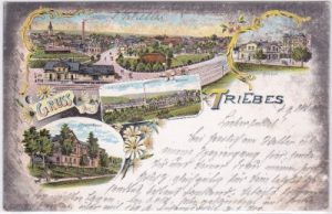 07937 Triebes (Zeulenroda), Weberei, Farblitho, ca. 1895