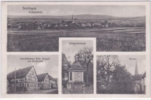 37136 Seulingen, u.a. Geschäftshaus Hunold, ca. 1925