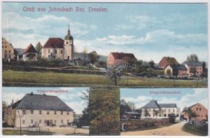 01768 Johnsbach (Glashütte), u.a. Gasthof, ca. 1915