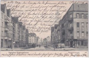 13629 Berlin-Spandau, Nonnendamm-Ecke Brunnenstraße, ca. 1910