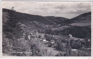 07338 Leutenberg in Thüringen, Bahnhof, ca. 1935