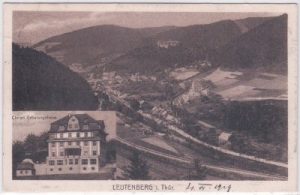 07338 Leutenberg in Thüringen, Erholungsheim, ca. 1915