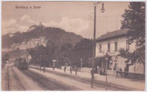 07778 Dornburg/Saale (Dornburg-Camburg), Bahnhof, ca. 1915