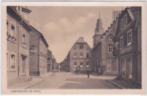 63785 Obernburg am Main, Straßenansicht, ca. 1930