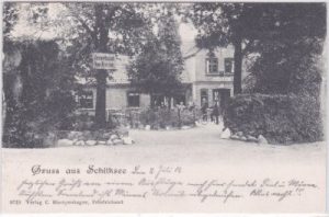 24159 Schilksee (Kiel), Gastwirtschaft Hugo Krützfeldt, ca. 1905