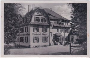 07639 Bad Klosterlausnitz, Hotel Köppe, ca. 1955