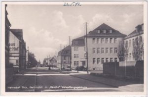 07629 Hermsdorf/Thüringen, Bahnhofstraße, ca. 1940