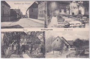99759 Wülfingerode (Sollstedt), u.a. Gasthaus von Hanson, ca. 1915