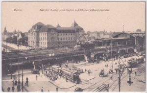 10623 Berlin-Charlottenburg, Bahnhof Zoologischer Garten, ca. 1905