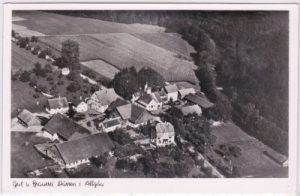 88353 Dürren im Allgäu (Kißlegg), Brauerei Farny, ca. 1945