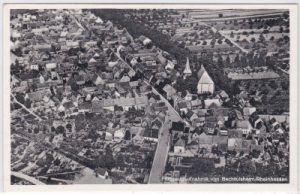 55234 Bechtolsheim/Rheinhessen, Luftaufnahme, ca. 1940