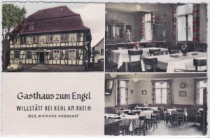 77731 Willstätt, Gasthaus zum Engel, ca. 1960