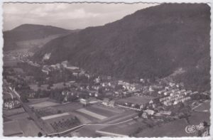 79261 Gutach im Breisgau, Luftaufnahme, ca. 1955
