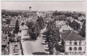 78333 Stockach in Baden, Straßenansicht, ca. 1960