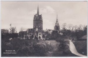 18055 Rostock, Wegeansicht, Am Kröpelinertor, ca. 1930