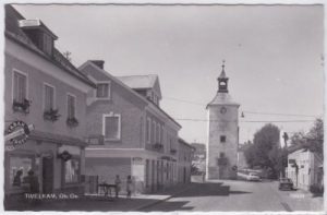 Timelkam (Oberösterreich), Straßenansicht, ca. 1960