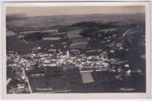 Peuerbach (Oberösterreich), Luftaufnahme, ca. 1935