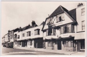 Canterbury, Falstaff Hotel, Straßenansicht, ca. 1935