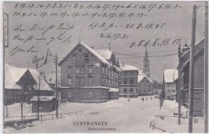 78120 Furtwangen (Schwarzwald), Eisenbahnstrasse, ca. 1905