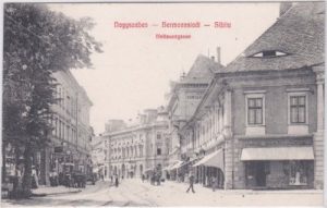 Nagyszeben (Sibiu/Hermannstadt), Heltauergasse, ca. 1915
