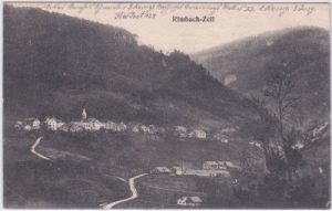 Rimbachzell im Elsaß, Ortsansicht, ca. 1915