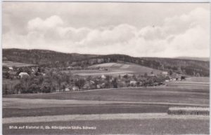 01824 Rosenthal-Bielatal, Ortsansicht, ca. 1960