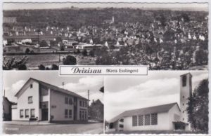 73779 Deizisau (Kreis Esslingen), u.a. Postamt, ca. 1960
