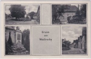 06647 Wallroda (Bad Bibra), u.a. Dorfstraße, ca. 1940