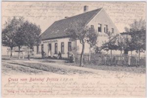 06667 Prittitz, Gasthof zur Eisenbahn, ca. 1900