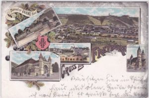 06632 Freyburg an der Unstrut, Farblitho, ca. 1900