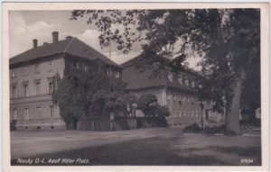 02906 Niesky (Oberlausitz), Platzansicht, ca. 1940